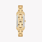 Michael Kors Women's MK Empire Three-Hand Gold-Tone Stainless Steel Logo Bracelet Watch (Model: MK4840), Gold, Modern