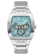 Guess Phoenix GW0456G4 Men's Silver & Tiffany Blue Dial Watch