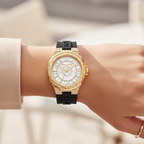 Michael Kors Camille MK7247 Women’s Gold Crystal Silicone Multi-Function Watch