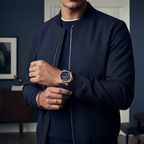 Michael Kors MK8295 Men’s Blue Dial Blue Silicone Strap Dylan Chronograph Watch