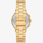 Michael Kors MK9220 Men’s Black Dial Gold Stainless Steel Billie Chronograph Watch