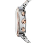 Michael Kors Parker MK6141 Women’s Rose Gold & Silver Stainless Steel Multi-Function Watch