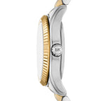Michael Kors Lexington MK4986 Women’s Two-Tone Green Dial Multi-Function Watch