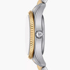 Michael Kors Lexington MK4815 Women’s Two-Tone Silver Dial Multi-Function Watch