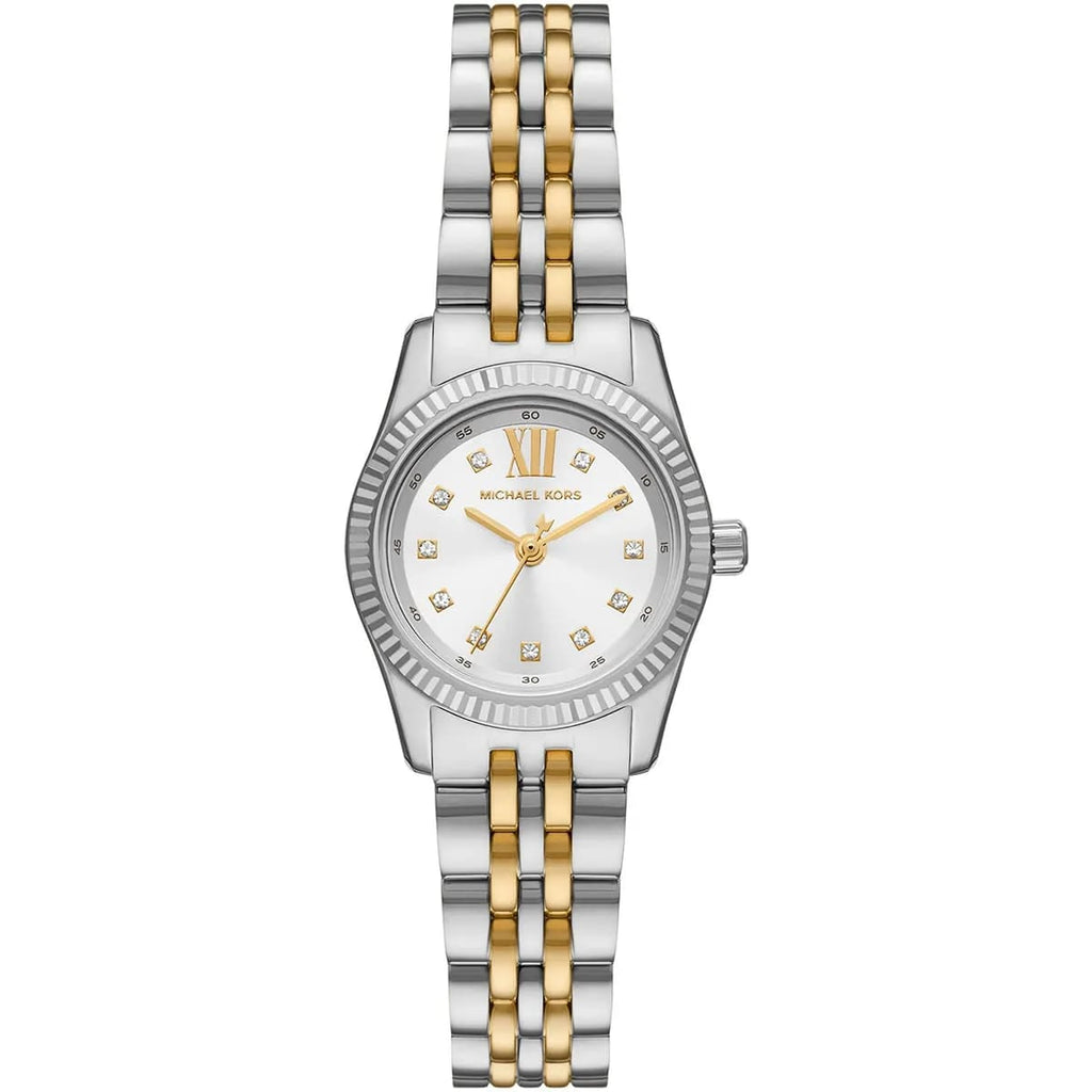 Michael Kors Lexington MK4740 Women’s Silver & Gold Dial Stainless Steel Watch