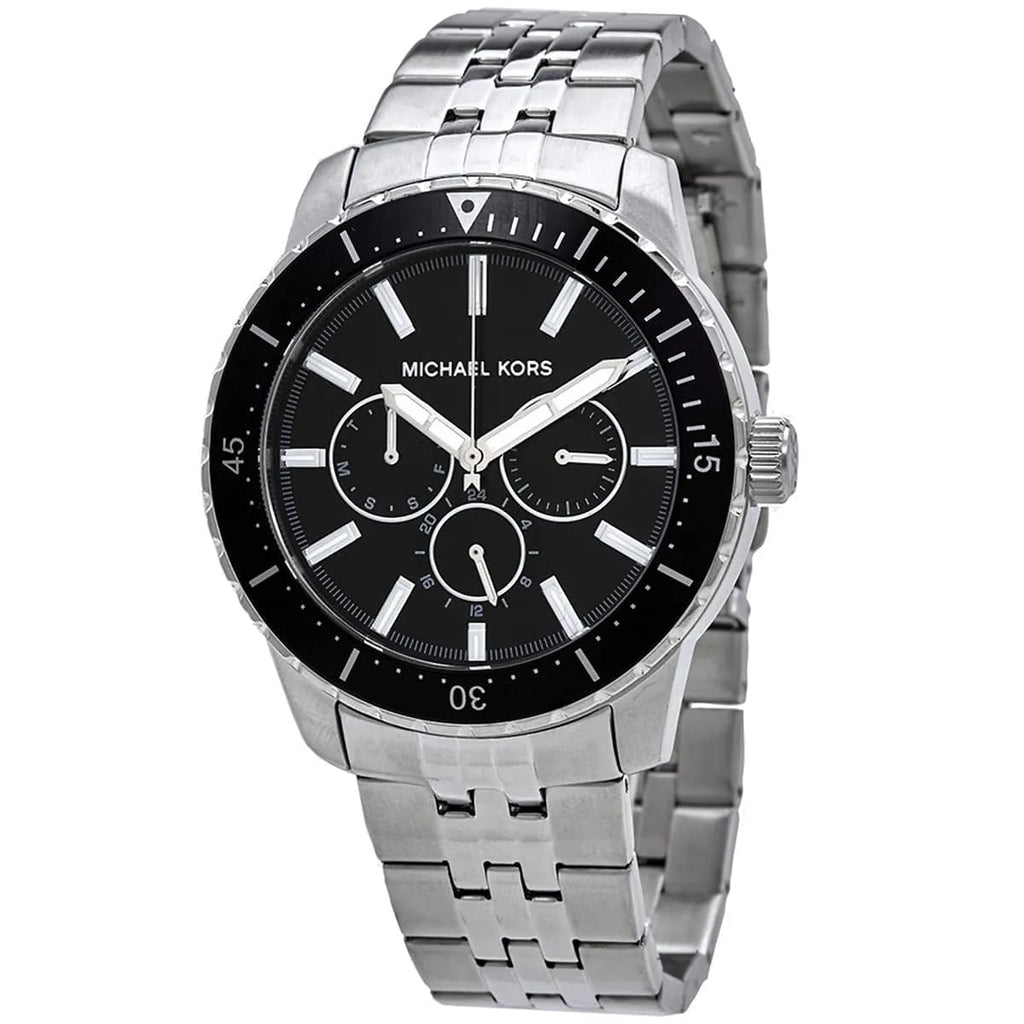 Michael Kors MK7156 Men’s Black Dial Stainless Steel Cunningham Chronograph Watch