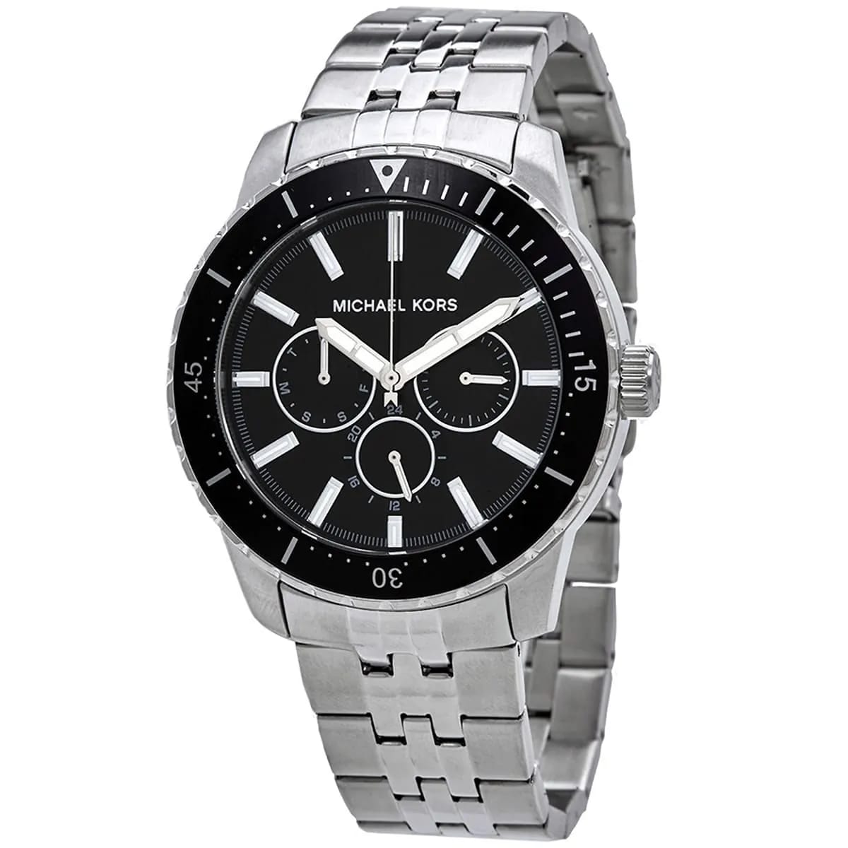 Michael Kors MK7156 Men’s Black Dial Stainless Steel Cunningham Chronograph Watch