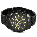 Michael Kors MK8603 Men’s Black Dial Black Stainless Steel Lexington Chronograph Watch