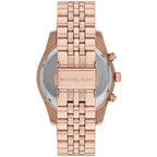 Michael Kors MK8580 Men’s Crystal Dial Rose Gold Stainless Steel Lexington Chronograph Watch
