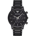 Emporio Armani AR1895 Men’s Black Dial Stainless Steel Luigi Chronograph Watch