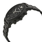Emporio Armani AR1895 Men’s Black Dial Stainless Steel Luigi Chronograph Watch