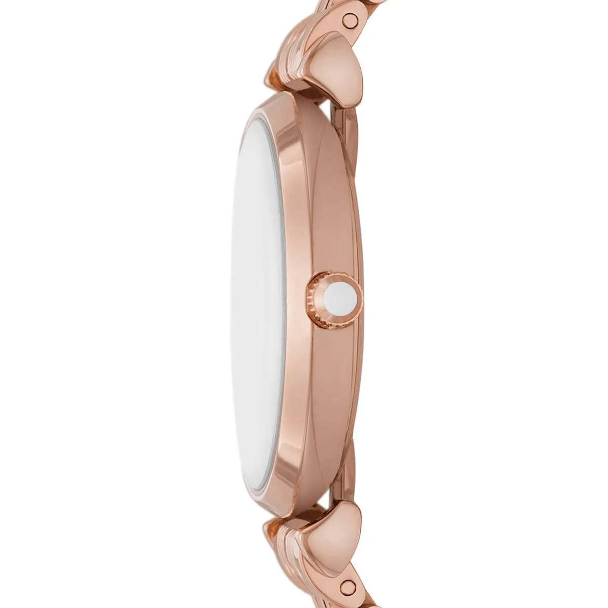 Emporio Armani AR11446 Women’s Silver Crystal Dial Rose Gold Gianni T-Bar Watch
