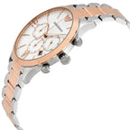 Emporio Armani AR11209 Men’s White Dial Two-Tone Stainless Steel Giovanni Watch