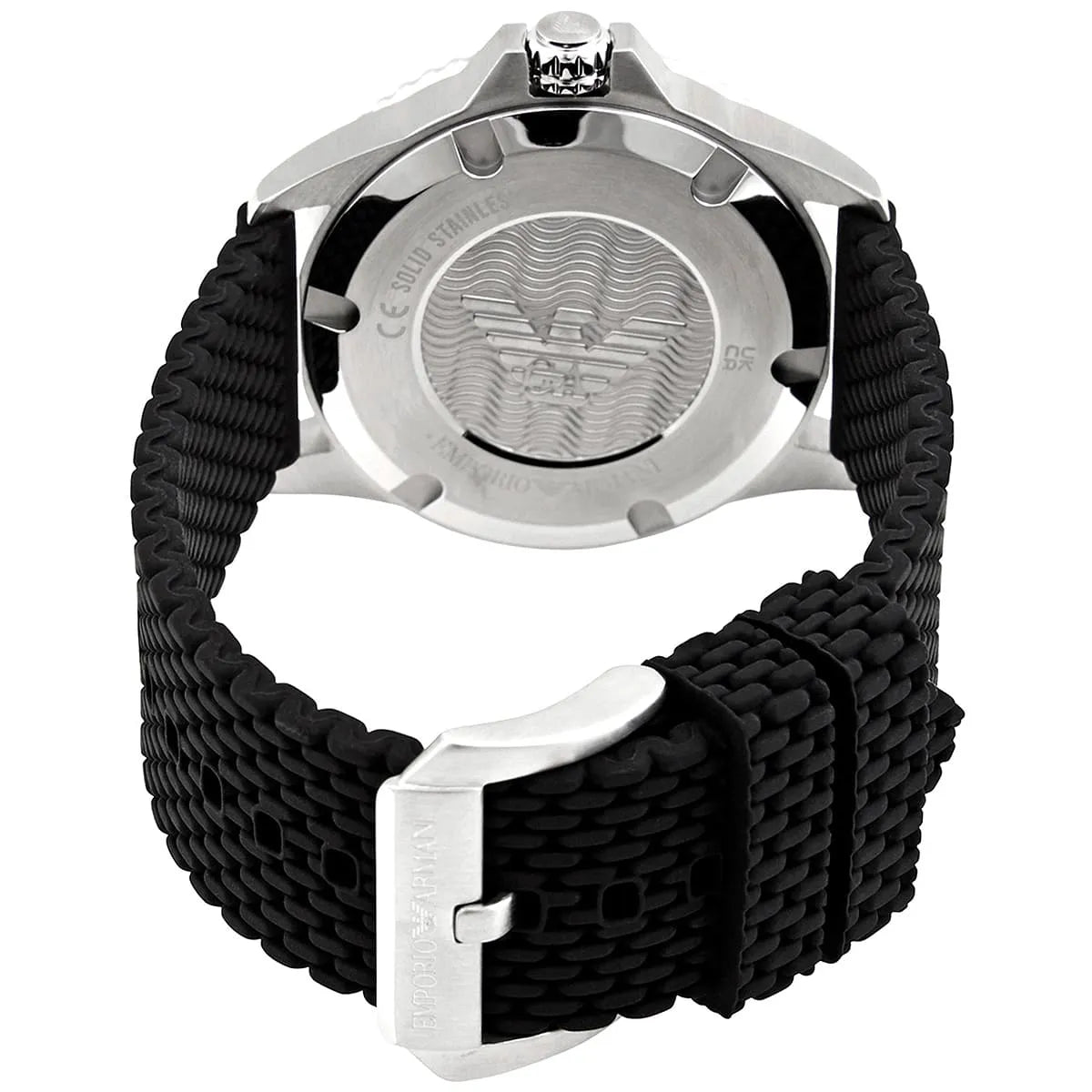 Emporio Armani AR11341 Black Dial Diver Style Chronograph Watch