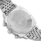 Emporio Armani Carlo Chronograph AR11688 Silver Blue Dial Metal Men's Watch