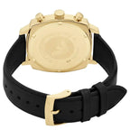 Emporio Armani Carlo Chronograph AR11690 Gold Black Dial Leather Men's Watch