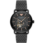 Emporio Armani Aviator AR60025 Meccanico Automatic Black Mesh Watch