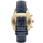 Emporio Armani Beta AR1862 Blue Leather Gold Watch