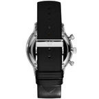 Emporio Armani Classic AR0385 White Panda Dial Leather Watch