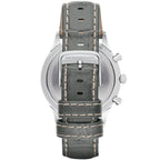 Emporio Armani AR1861 Classic Silver Grey Leather Watch