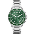 Emporio Armani Diver AR11500 Green Chronograph Watch