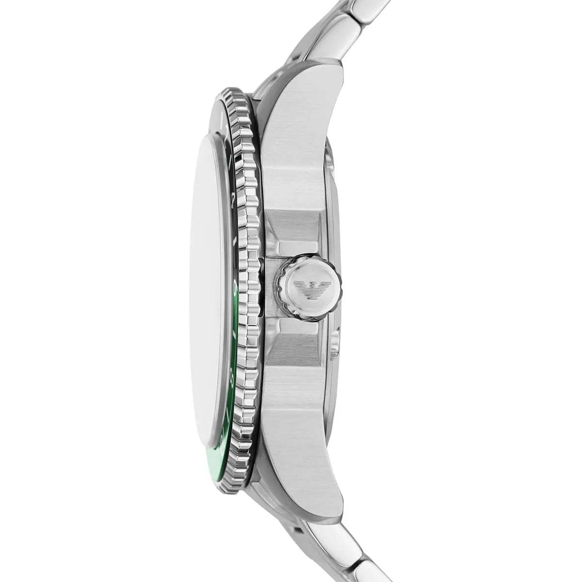 Emporio Armani Diver AR11589 GMT Green & Black Bezel Men's Watch