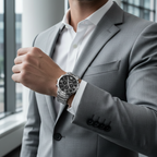 Emporio Armani Giovanni AR11208 Black Dial Silver Watch