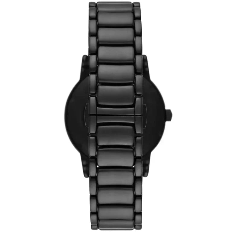 Emporio Armani Luigi AR60045 Meccanico Automatic Full Black Skeleton Watch