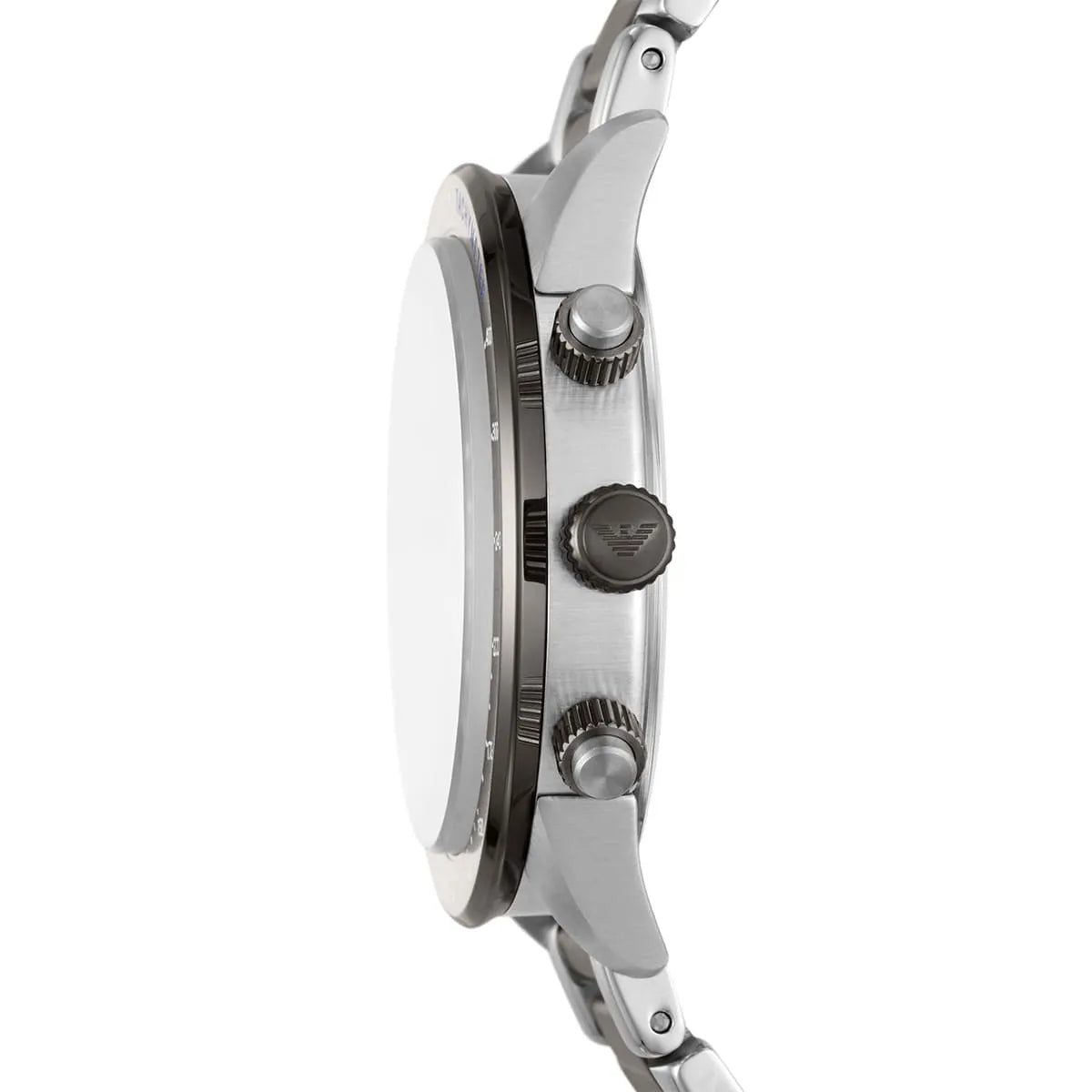 Emporio Armani Mario AR11391 Grey Dial Blue Accents Watch