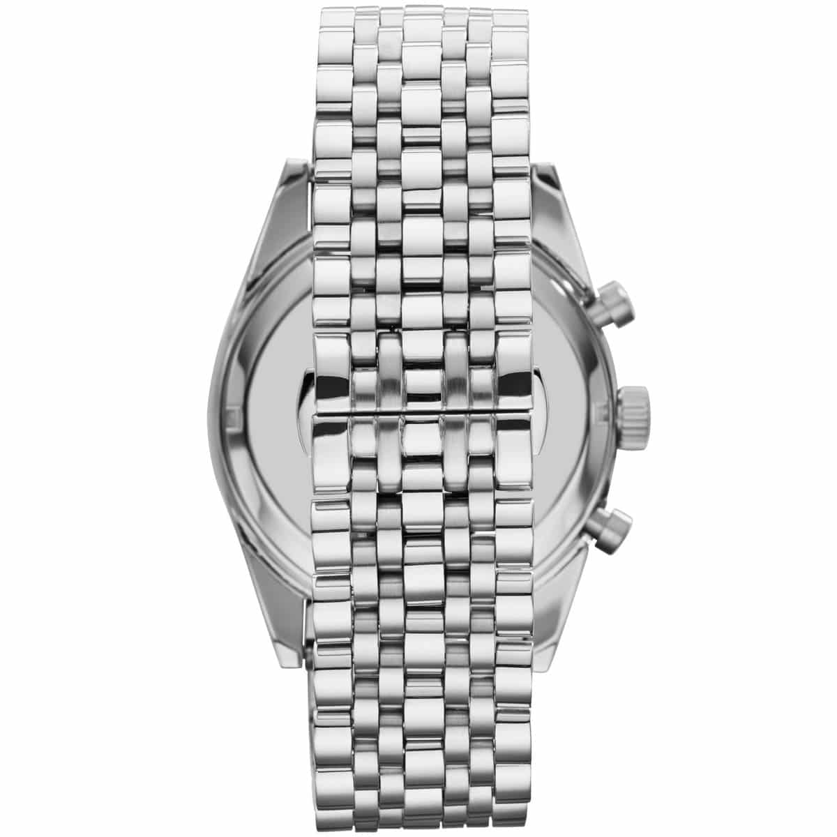Emporio Armani Sportivo AR5988 Black Dial Silver Chronograph Watch