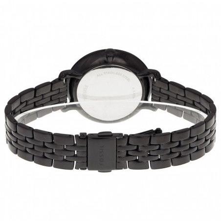 Fossil Jacqueline ES3614 Three-Hand Black Stainless Steel Women's Watch