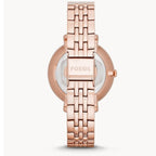 Fossil Jacqueline ES3435 Three-Hand Rose Gold-Tone Stainless Steel Women's Watch