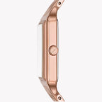 Fossil Raquel ES5271 Three-Hand Rose Gold-Tone Stainless Steel Women's Watch