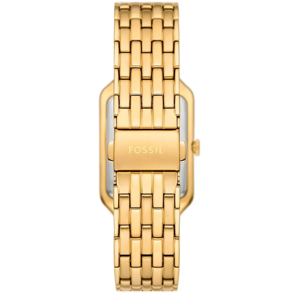 Fossil Raquel ES5341 Three-Hand Green Dial Gold-Tone Stainless Steel Women's Watch