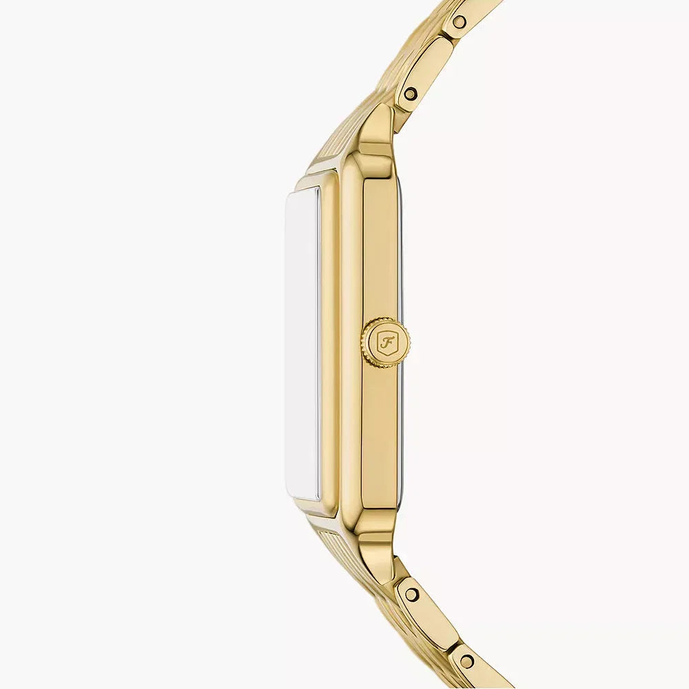 Fossil Raquel ES5398 Sun & Moon Mother of Pearl Gold-Tone Stainless Steel Women's Watch