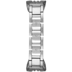 Guess Chiffon W1083L1 Silver Tone Mesh Bracelet Crystal Watch
