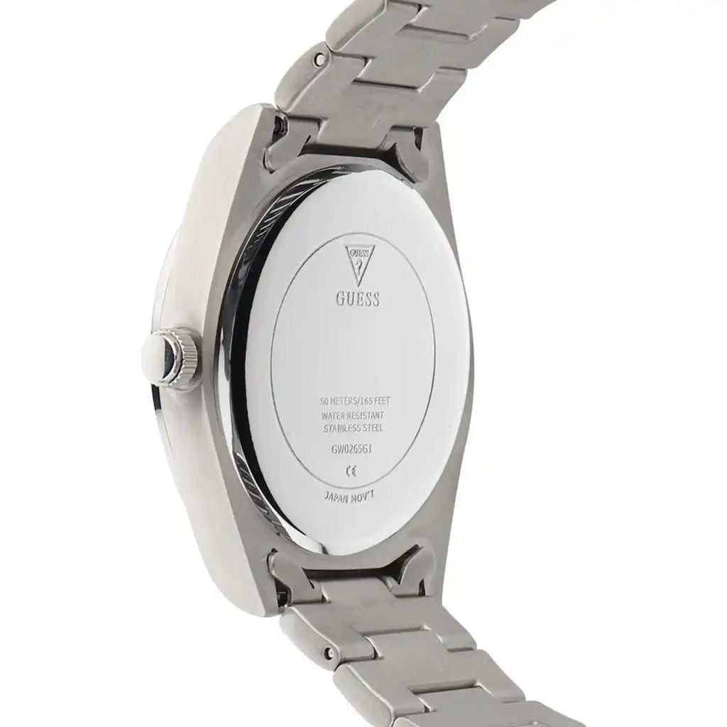 Guess Connoisseur GW0265G1 Silver Case Black Dial Men's Watch