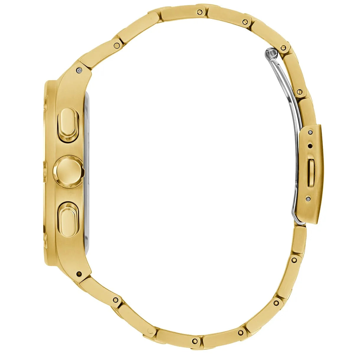 Guess Headline GW0572G2 Full Gold Case Black Textured Dial Men's Watch