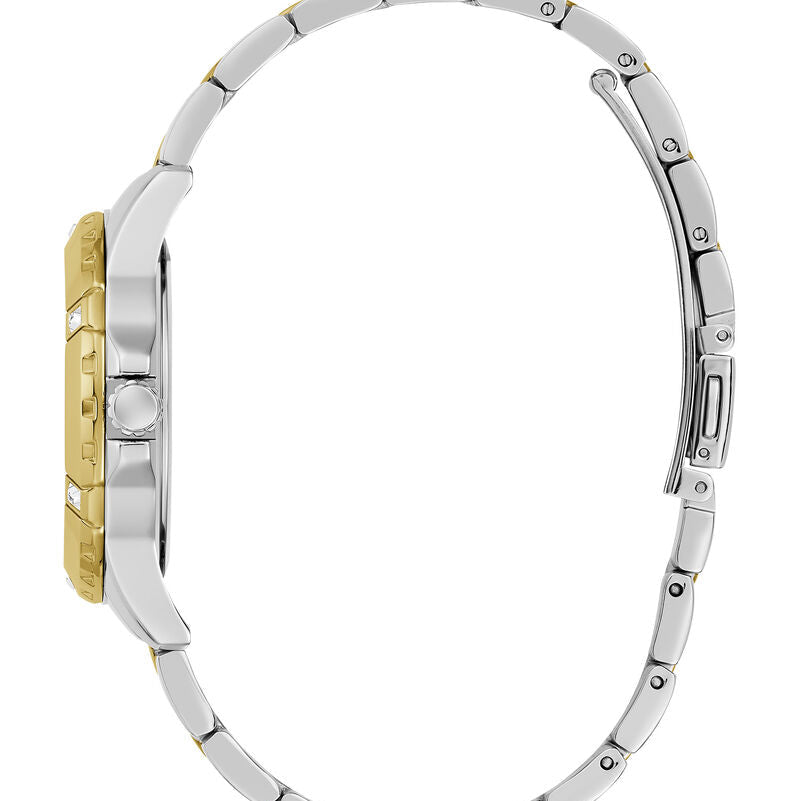 Guess Mist GW0723L1 Two-Tone Silver Gold Green Dial Ladies Watch