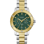 Guess Mist GW0723L1 Two-Tone Silver Gold Green Dial Ladies Watch