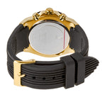 Guess athena Multi-Function GW0030L2 Gold Case Gold Dial Black Rubber Women's Watch