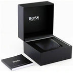 Hugo Boss Cloud 1514014 Men's Grey Dial Watch Black Leather
