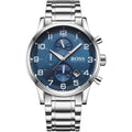 Hugo Boss Aeroliner 1513183 Silver-Tone Blue Dial Chronograph Men's Watch