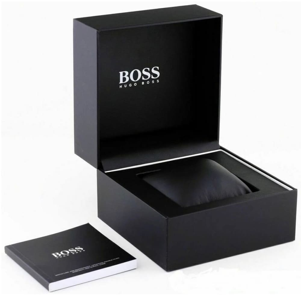 Original Hugo Boss Women's Watch - Gold Mesh & Full Crystal Dial (1502659)