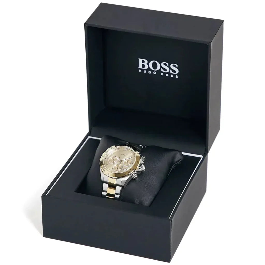 Original Hugo Boss Novia Women's Watch - Two-Tone Gold & Silver Steel (1502618)