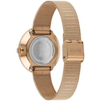 Original Hugo Boss Praise Women's Watch - Rose Gold Mesh & Crystal Ring Dial (1502548)