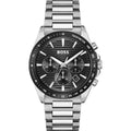 Hugo Boss Strike 1514290 Silver-Tone Black Dial Chronograph Men's Watch