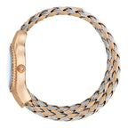 Just Cavalli Signature Snake Twined Two-Tones RG Blue Women's Watch (Model JC1L305M0065)
