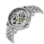 Fossil Original Boyfriend ME3067 Automatic Skeleton Silver Stainless Steel Watch
