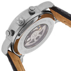 Fossil Original Boyfriend ME3109 Automatic Skeleton Tan Leather Watch